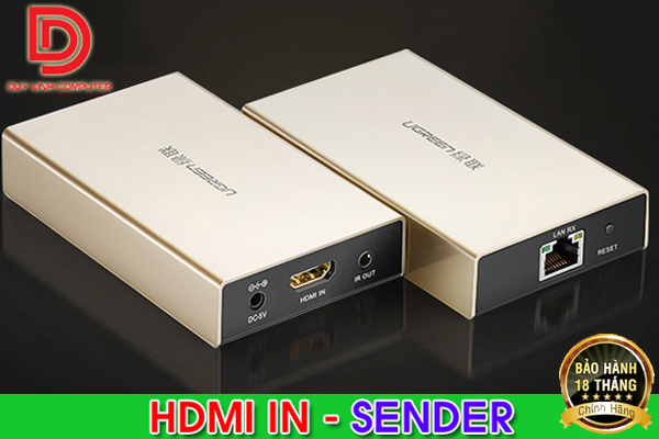 Bộ khuyếch đại HDMI qua cáp mạng Ugreen 40280 120m