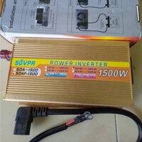 Bộ kích 48v cắm xe điện lên 220V, bộ đổi nguồn ắc quy inverter 48V lên 220V 1500W