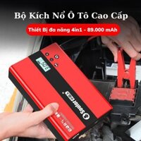 Bộ Kích Bình Ác Quy Ô Tô,xe máy,.. Kích Điện Xe Ô Tô Với Dung Lượng 89.000mAH Tích Hợp Đa Chức Năng 4 in 1 khẩn cấp