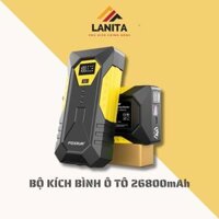 Bộ kích bình ô tô, xe hơi LANITA FOXSUR dung lượng 26800mAh kiêm sạc dự phòng