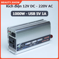 Bộ kích điện 1000W chuyển đổi 12V DC sang 220V AC biến tần UP-1000A