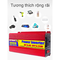 Bộ Kích Điện 12V Lên 220V, Bộ Chuyển Đổi Điện 6000W 12V Sang 220V 88401