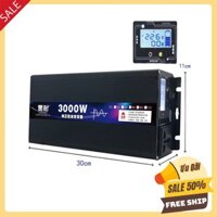 Bộ kích điện 12v lên 220v sin chuẩn 3000W thiết kế gọn nhẹ, an toàn khi sử dụng.