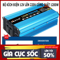 Bộ kích điện 12V lên 220V 1200W - 1200w Inverter 12V Sin Chuẩn Mẫu 2023