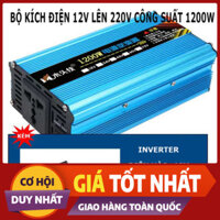 Bộ kích điện 12V lên 220V 1200W - 1200w Inverter 12V Sin Chuẩn Mẫu 2023