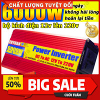 Bộ kích điện inverter 12V lên 220V CÔNG SUẤT 1200W Sóng Sine Chuẩn Bảo Hành 2 Năm