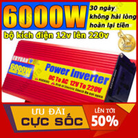 Bộ kích điện inverter 12V lên 220V năng suất 1200W Sóng Sine Chuẩn Bảo hành 2 Năm