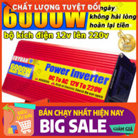 Bộ kích điện inverter 12V lên 220V CÔNG SUẤT 1200W Sóng Sine Chuẩn Bảo Hành 2 Năm