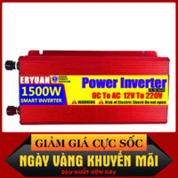 Bộ kích điện inverter ERYUAN ắc quy 12V,24V, 48V lên 220V 1500W sóng Sin Chuẩn Bảo Hành 2 Năm