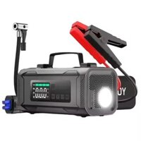 Bộ Kích Điện Ô Tô HubbSmart - BK601 24000mAh Có Máy Nén Khí - Pin Dự Phòng, Đèn Pin Khẩn Cấp