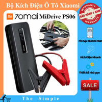 Bộ Kích Điện Ô Tô Xiaomi 70Mai Midrive PS06 - Bộ Kích Nổ Kiêm Sạc Dự Phòng 18.000MAh - Chống Va Đập - Siêu Bền