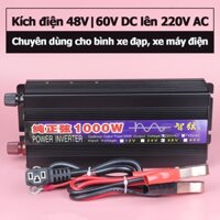Bộ kích điện sóng Sin chuẩn Power Inverter biến tần 48V 60V lên 220V dùng cho xe máy xe đạp điện