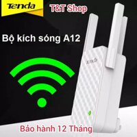 Bộ kích sóng nối sóng Wifi Tenda A12 3Râu phiên bản mới nhất 2020 ( Bản Nâng cấp của Tenda A9) xuyên tường