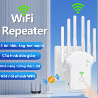 Bộ Kích Sóng WiFi 300Mbps Bộ khuếch đại tín hiệu không dây WIFI 2.4G Đen, Trắng