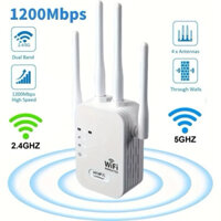Bộ kích sóng wifi 4 - 6 râu  tốc độ 1200M- 300Mbps, Kích sóng wifi phát xuyên tường 5G -2.4Ghz