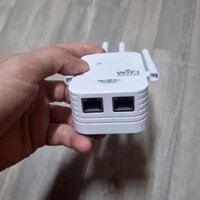Bộ kích sóng wifi, bộ khuếch đại wifi 4 râu, Tốc độ 300Mbps, Phát xuyên tường kết nối xa sóng mạnh 2 cổng LAN