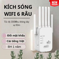 Bộ kích sóng wifi K24 phiên bản 2024 có Tiếng Việt 4 râu 2 cổng tốc độ 300mbps phát xuyên tường kết nối xa sóng mạnhBộ k