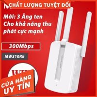 Bộ Kích Sóng Wifi Mercury Repeater MW310RE 3 Anten Cực Mạnh 4.8