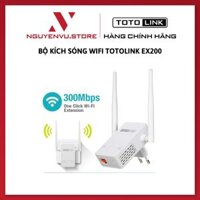 Bộ Kích Sóng Wifi Repeater 300Mbps Totolink EX200 - Hàng Chính Hãng