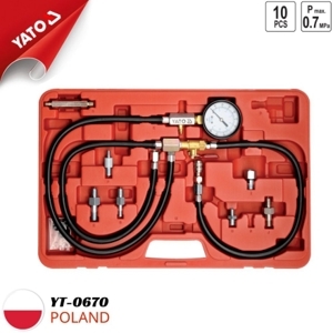 Bộ kiểm tra áp suất nguyên liệu 10 chi tiết YT-0670