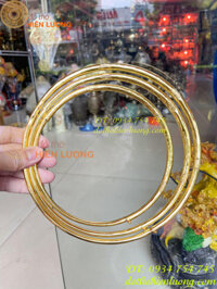 Bộ Kiểng Hầu Đồng Bằng Đồng Mạ Vàng Và Mạ Bạc