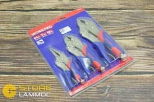 Bộ kìm bấm chết 3 chi tiết cán nhựa Workpro W001310
