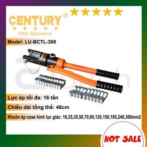 Bộ kìm bấm đầu Cos thủy lực Century LU-BCTL-300
