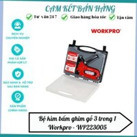 Bộ kìm bấm ghim gỗ 3 trong 1 Workpro - WP223005