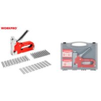 Bộ kìm bấm ghim gỗ 3 trong 1 (bấm được 3 loại ghim chữ U, ghim chữ T và ghim thường kích thước 4-14mm Workpro - WP223005