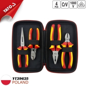 Bộ kìm cách điện YT-39625, 4 chi tiết