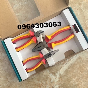 Bộ kìm cách nhiệt và điện 3 chi tiết Sata 09261