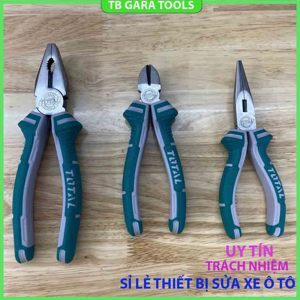 Bộ kìm điện, kìm cắt và kìm nhọn 3 chi tiết Total THT2K0301