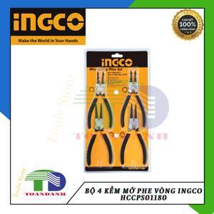 Bộ kìm mở phe 4 cái Ingco HCCPS01180