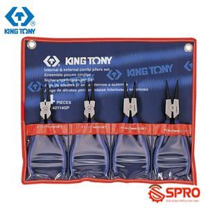 Bộ kìm mở phe 4 cái Kingtony 42114GP