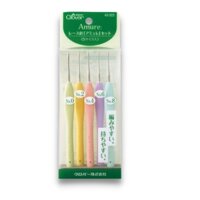 Bộ Kim móc Clover Amure Steel Crochet Hook Set Art 43323