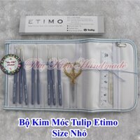 Bộ Kim Móc Tulip Etimo size nhỏ màu xanh