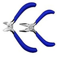 Bộ Kìm mũi nhọn và kìm cắt nhựa mini 100mm MR,N-100 Tsunoda - Nhật Bản - MR,N-100