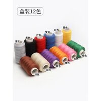 Bộ kim và chỉ may nhiều màu cho gia đình, hộp kim và chỉ thủ công, chỉ may chất lượng cao, bộ kim và chỉ sửa chữa cuộn nhỏ