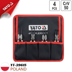 Bộ kìm Yato YT-39615, 4 chi tiết