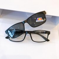 Bộ Kính cận râm 2 tròng 2 in1 Mắt vuông nhỏ tiện lợi cho nam và nữ