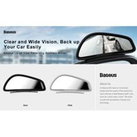 Bộ kính chiếu hậu phụ giúp mở rộng góc nhìn cho xe hơi Baseus Large View Reversing Auxiliary Mirror (Bộ 2 cái)