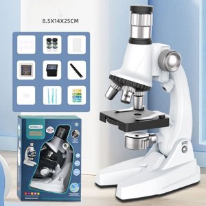 Bộ kính hiển vi trẻ em Microscope 1200x