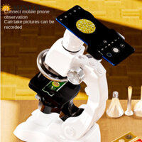 Bộ kính hiển vi trẻ em MINLIA, Kính hiển vi bỏ túi 200x 600x 1200x có thể điều chỉnh, Quan sát vi khuẩn HD Mẫu thí nghiệm Kính hiển vi sinh học trẻ em Trường học đồ chơi