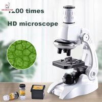 Bộ kính hiển vi trẻ em KOKINGTAIPAN, Kính hiển vi bỏ túi 200x 600x 1200x HD, Di động có thể điều chỉnh Vi khuẩn quan sát mẫu thí nghiệm Đồ chơi kính hiển vi sinh học cho trẻ em tại nhà
