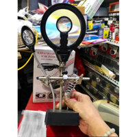 Bộ KÍNH LÚP Kẹp Mạch Hàn Điện Tử Có Đèn Led