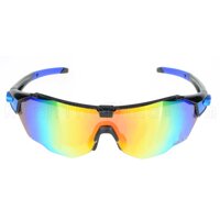 Bộ Kính Thể Thao 3 Tròng Mắt Basto BS203  - Xanh Đen