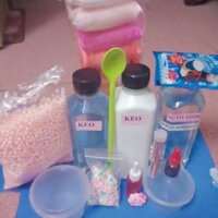 Bộ kit 14 sản phẩm làm slime