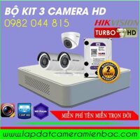 Bộ Kit 3 Mắt Camera HikVision HD