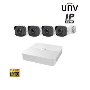 Bộ Kit 4 camera IP UNV KIT/301-04LB-P4/4*2122LR3-PF40-E