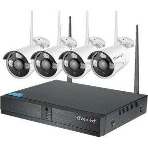 Bộ KIT 4 Camera IP Wifi Vantech VP-0460W